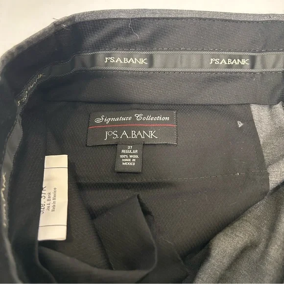Jos. A. Bank Signature Collection Charcoal Gray Dress Pants - Picture 4 of 11